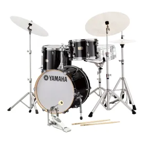 Yamaha Stage Custom Bop Drum Kit with Crosstown Hardware - Raven Black