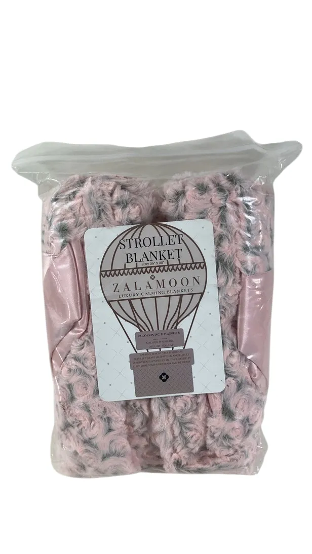 Zalamoon Stroller Blanket, Strollet Blush